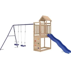 vidaXL Aire de jeux d'extérieur bois de pin massif