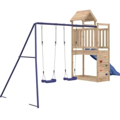 vidaXL Aire de jeux d'extérieur bois de pin massif