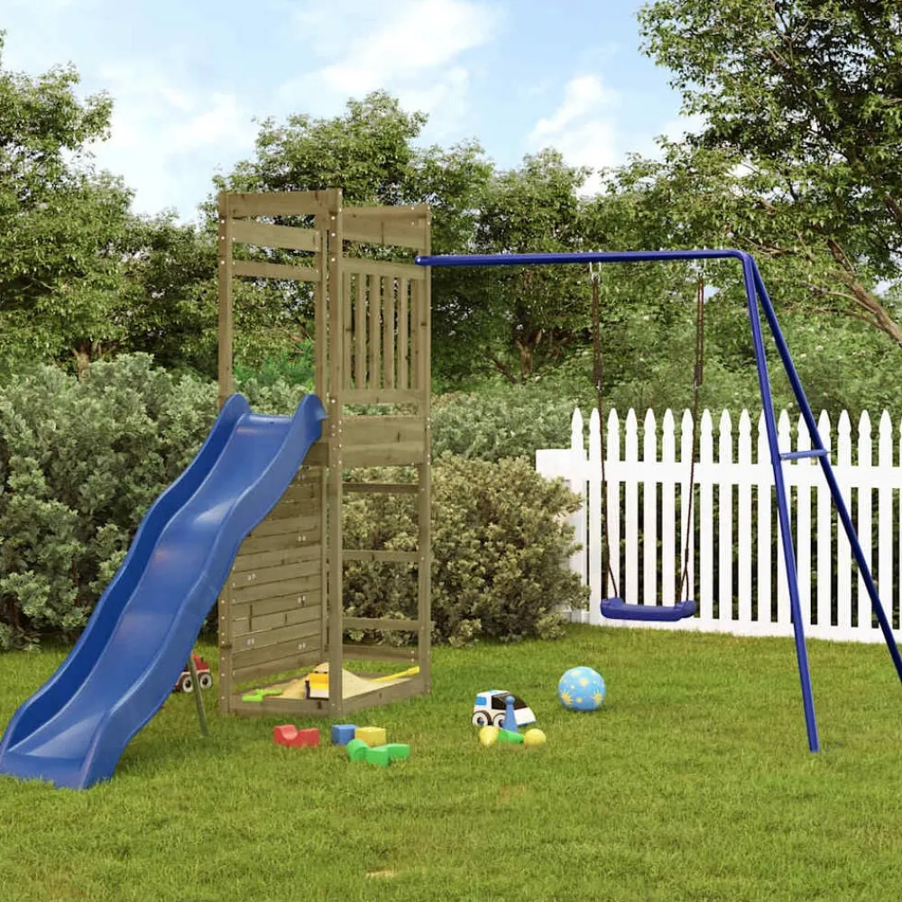 Jeux De Plein Air-vidaXL Aire de jeux d'extérieur bois de pin imprégné