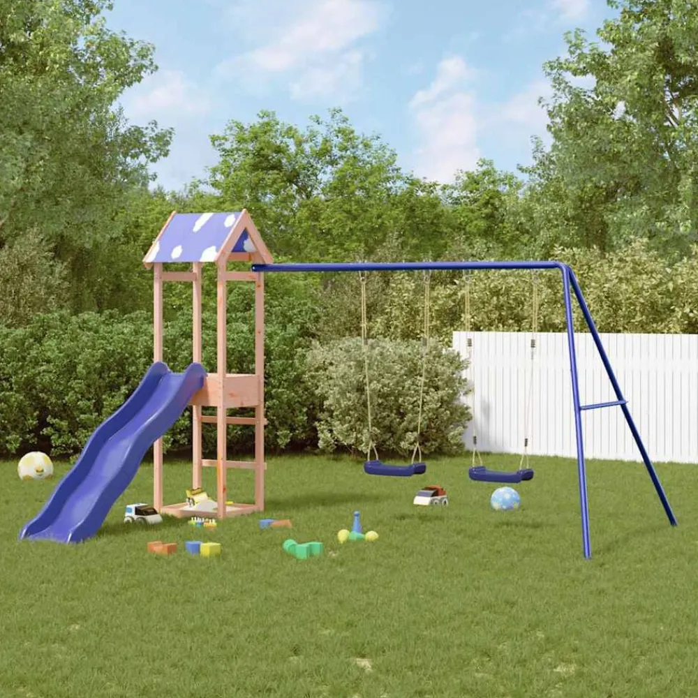 Jeux De Plein Air-vidaXL Aire de jeux d'extérieur bois massif de douglas