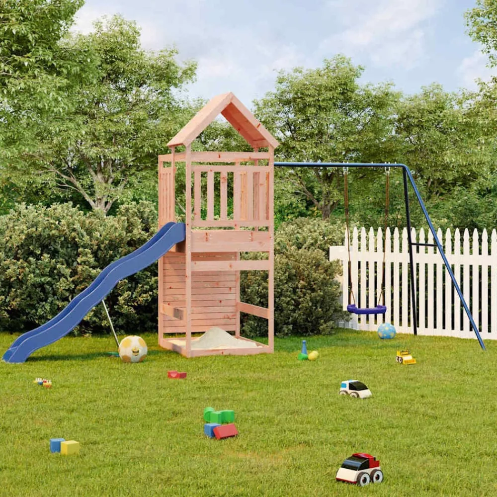 Jeux De Plein Air-vidaXL Aire de jeux d'extérieur bois massif de douglas