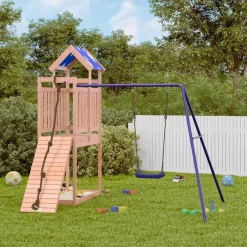 vidaXL Aire de jeux d'extérieur bois massif de douglas