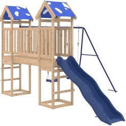 vidaXL Aire de jeux d'extérieur bois de pin massif