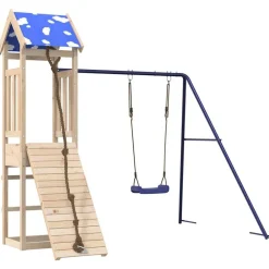 vidaXL Aire de jeux d'extérieur bois de pin massif