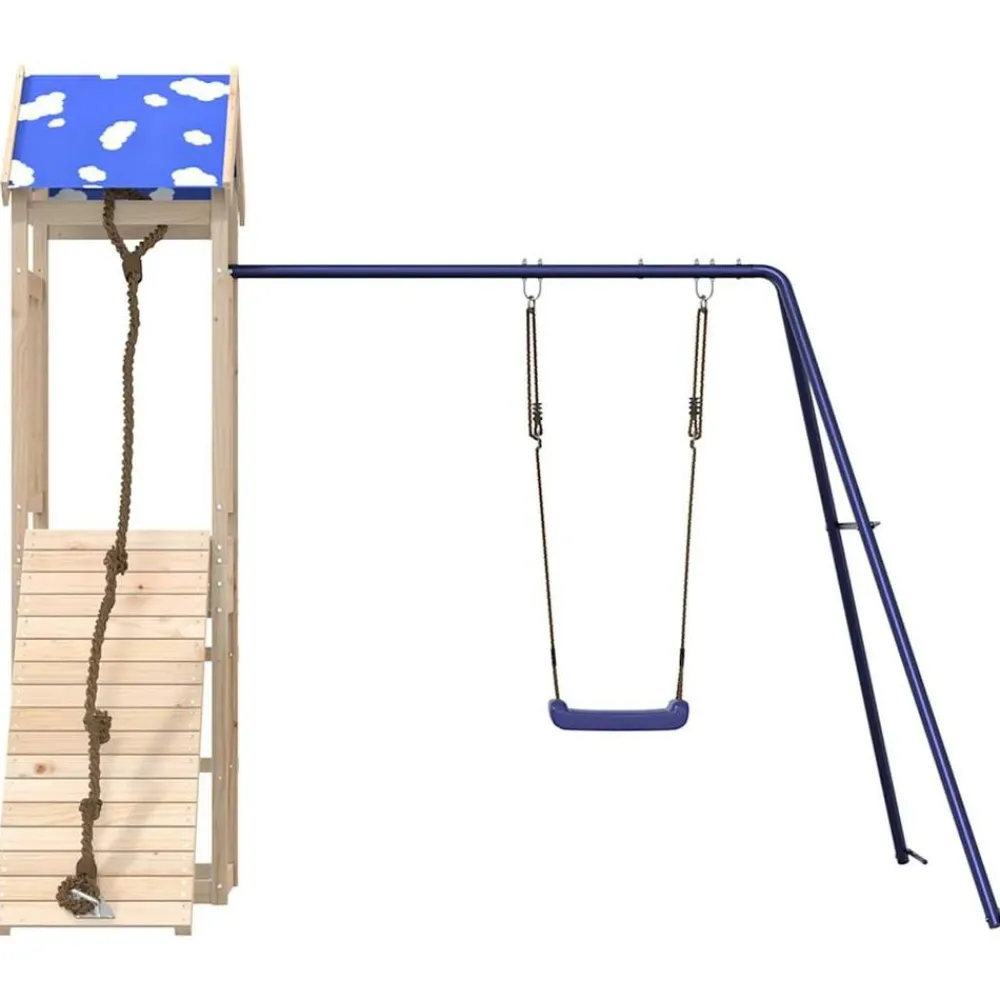 vidaXL Aire de jeux d'extérieur bois de pin massif