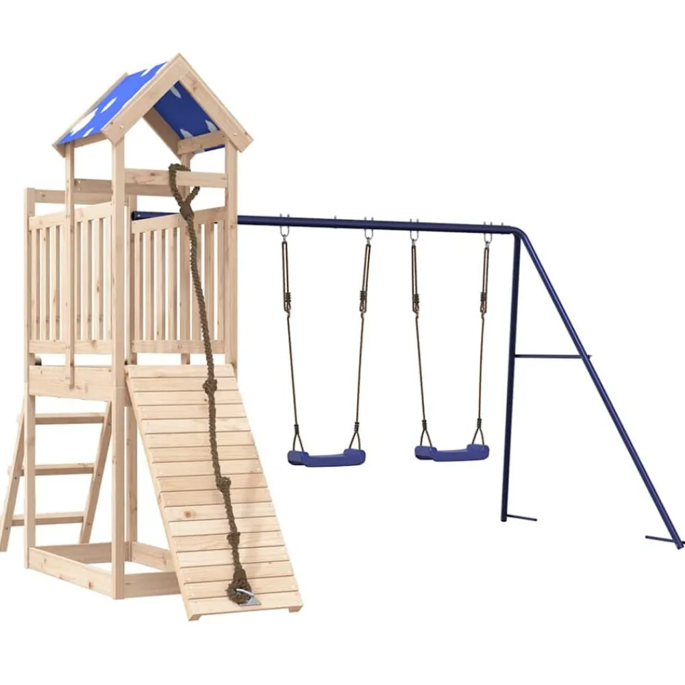 Jeux De Plein Air-vidaXL Aire de jeux d'extérieur bois de pin massif