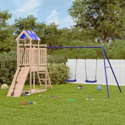 Jeux De Plein Air-vidaXL Aire de jeux d'extérieur bois de pin massif