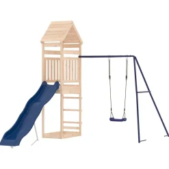 vidaXL Aire de jeux d'extérieur bois de pin massif