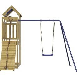 vidaXL Aire de jeux d'extérieur bois de pin imprégné