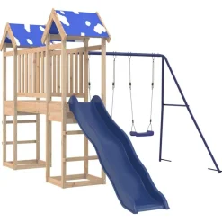 vidaXL Aire de jeux d'extérieur bois de pin massif