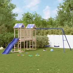 vidaXL Aire de jeux d'extérieur bois de pin massif