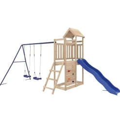 vidaXL Aire de jeux d'extérieur bois de pin massif