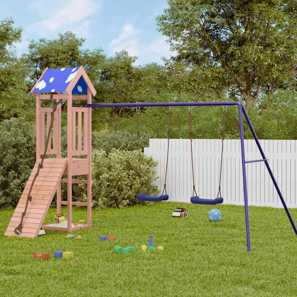 Jeux De Plein Air-vidaXL Aire de jeux d'extérieur bois massif de douglas