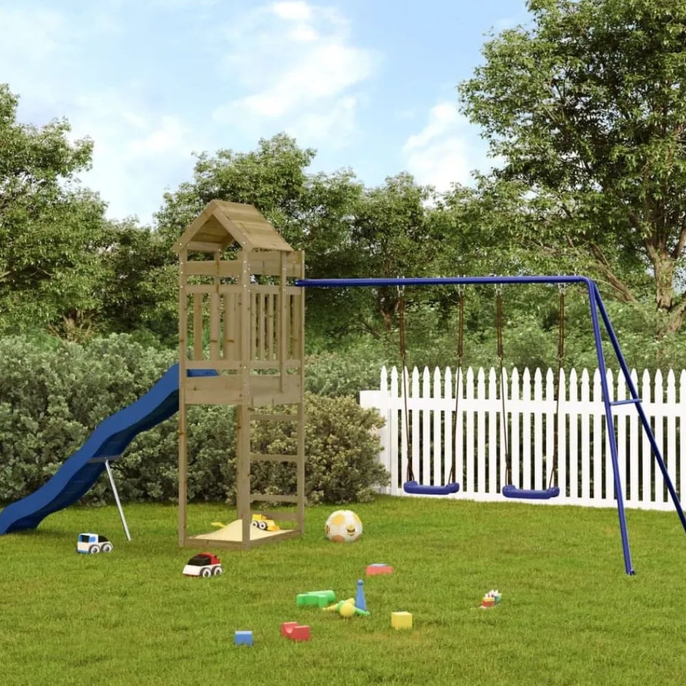Jeux De Plein Air-vidaXL Aire de jeux d'extérieur bois de pin imprégné