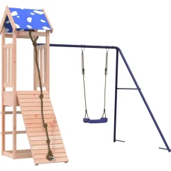 vidaXL Aire de jeux d'extérieur bois massif de douglas