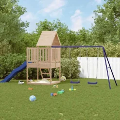 Jeux De Plein Air-vidaXL Aire de jeux d'extérieur bois de pin massif