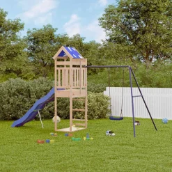 vidaXL Aire de jeux d'extérieur bois de pin massif