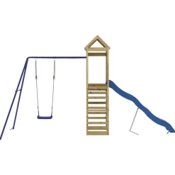 vidaXL Aire de jeux d'extérieur bois de pin imprégné