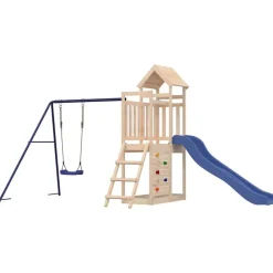 vidaXL Aire de jeux d'extérieur bois de pin massif