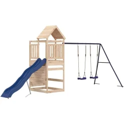 vidaXL Aire de jeux d'extérieur bois de pin massif