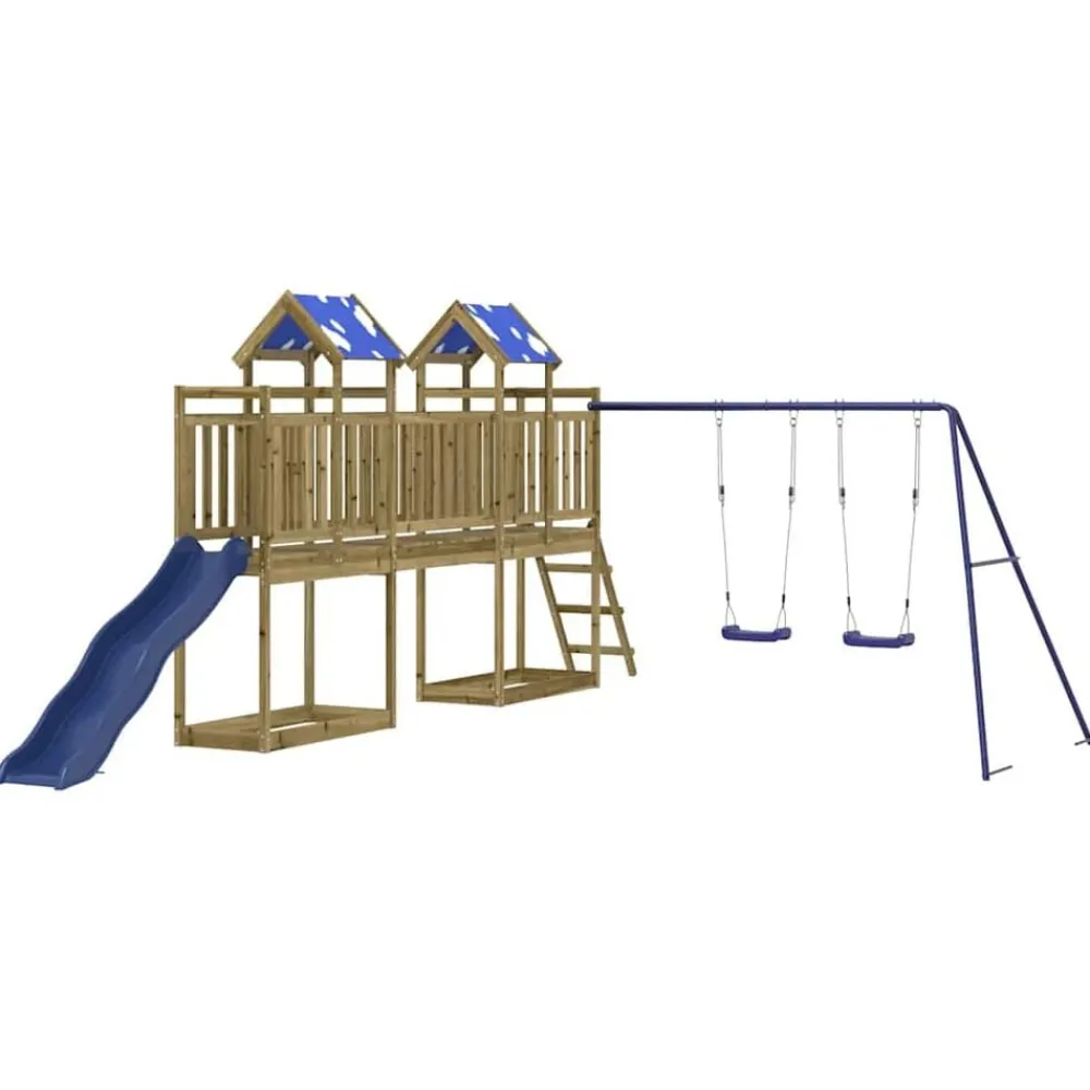 Jeux De Plein Air-vidaXL Aire de jeux d'extérieur bois de pin imprégné