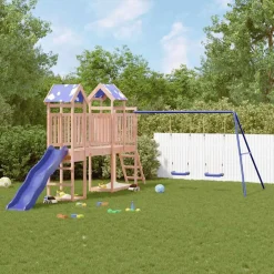 vidaXL Aire de jeux d'extérieur bois massif de douglas