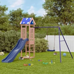 vidaXL Aire de jeux d'extérieur bois massif de douglas