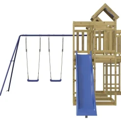 vidaXL Aire de jeux d'extérieur bois de pin imprégné