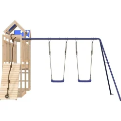 vidaXL Aire de jeux d'extérieur bois de pin massif