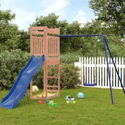 vidaXL Aire de jeux d'extérieur bois massif de douglas