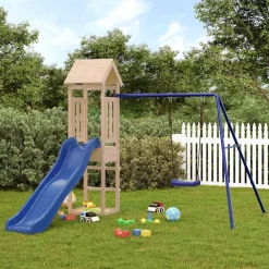 vidaXL Aire de jeux d'extérieur bois de pin massif