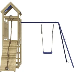 vidaXL Aire de jeux d'extérieur bois de pin imprégné