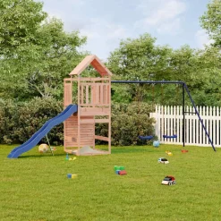vidaXL Aire de jeux d'extérieur bois massif de douglas