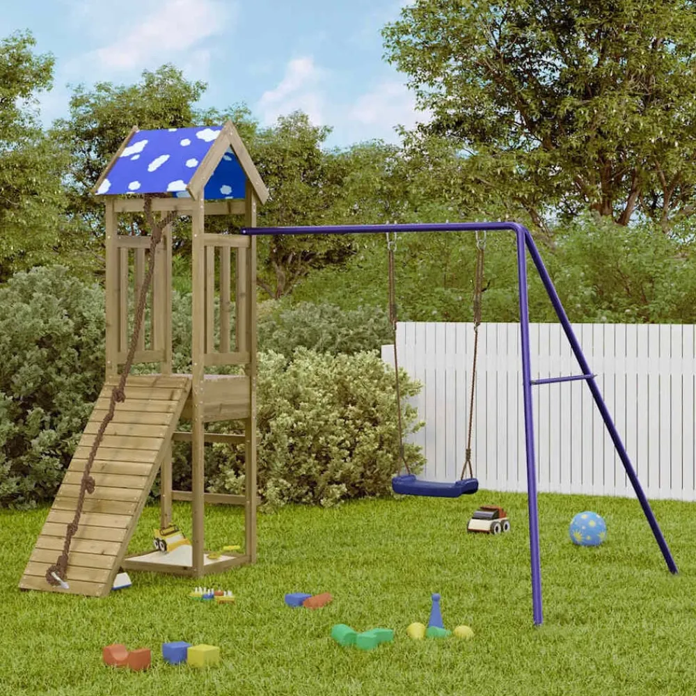 Jeux De Plein Air-vidaXL Aire de jeux d'extérieur bois de pin imprégné
