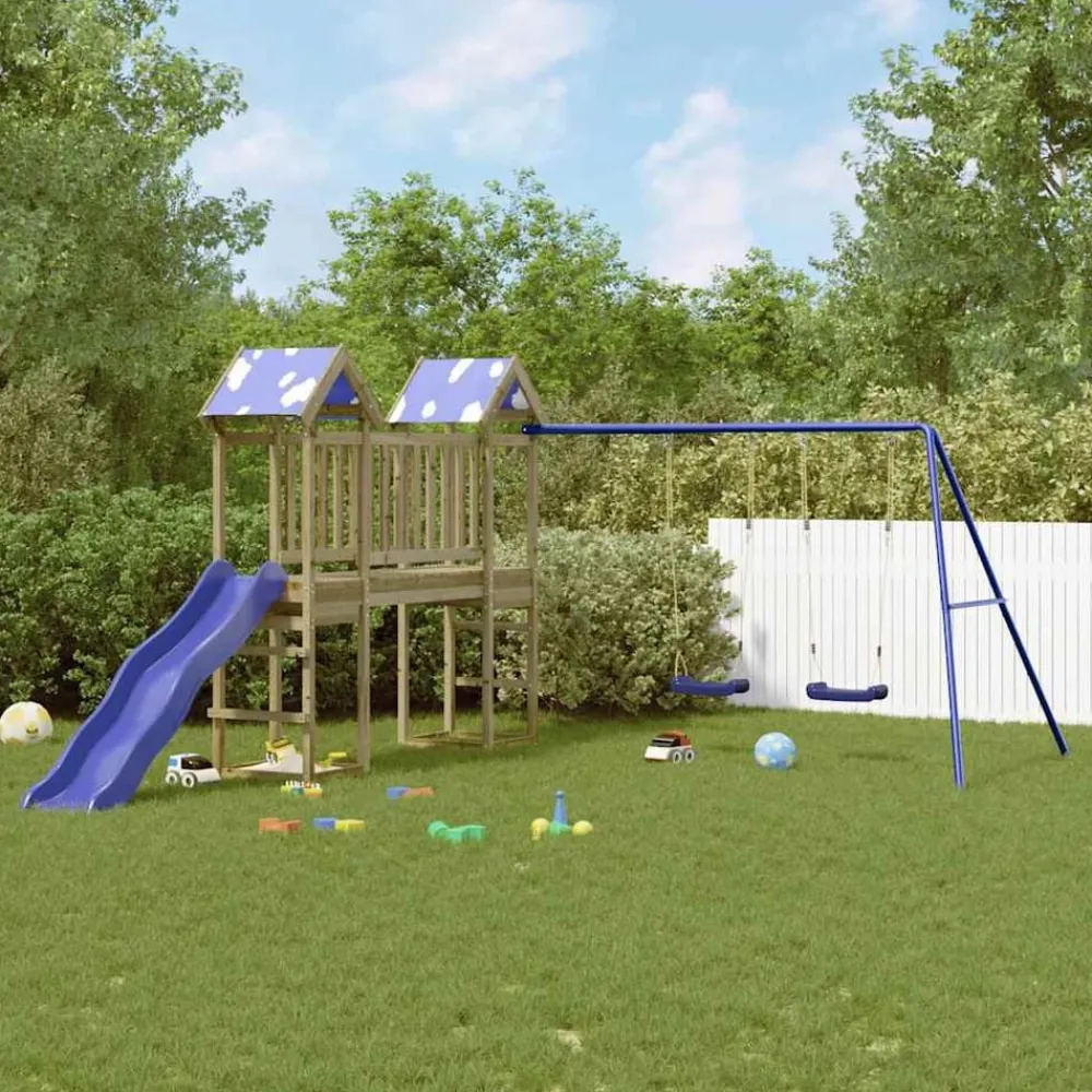 Jeux De Plein Air-vidaXL Aire de jeux d'extérieur bois de pin imprégné