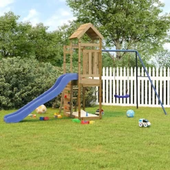 vidaXL Aire de jeux d'extérieur bois de pin imprégné