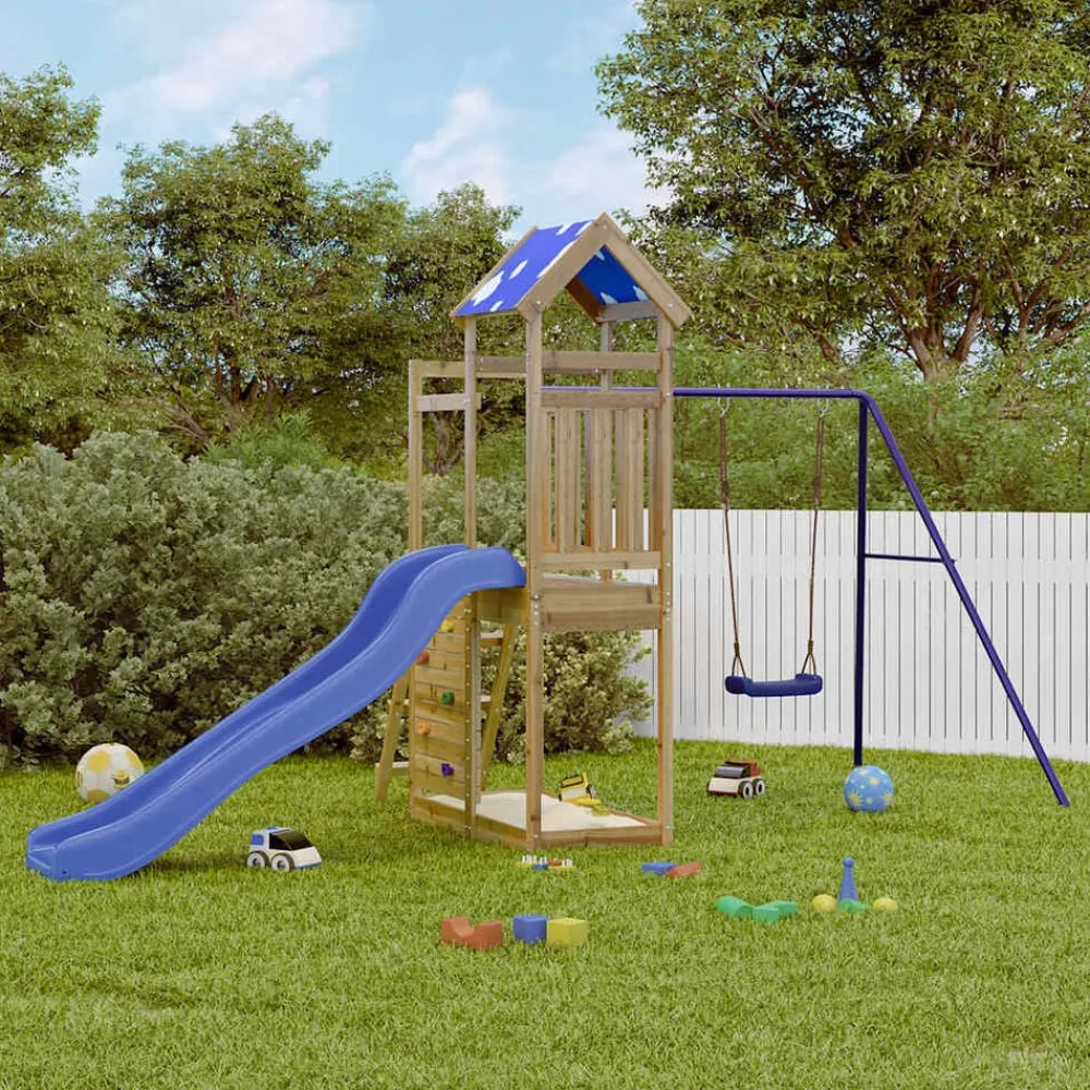 Jeux De Plein Air-vidaXL Aire de jeux d'extérieur bois de pin imprégné