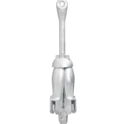 vidaXL Ancre pliable argenté 6 kg fonte galvanisée à chaud