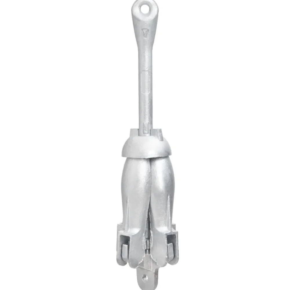 vidaXL Ancre pliable argenté 6 kg fonte galvanisée à chaud