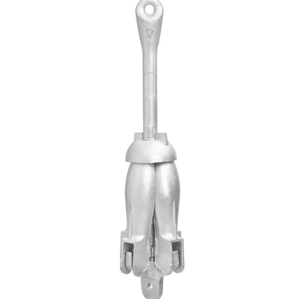 Pièces Détachées Pour Véhicules-vidaXL Ancre pliable argenté 4 kg fonte galvanisée à chaud