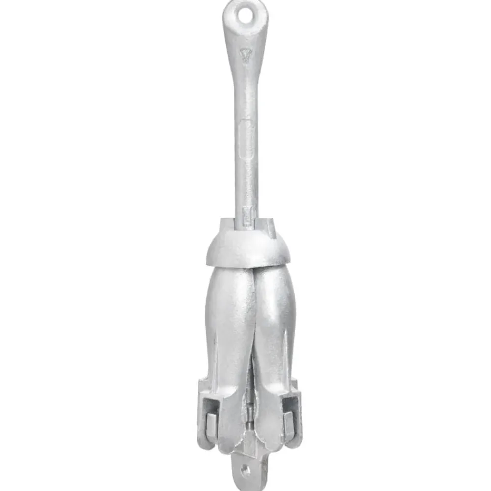 vidaXL Ancre pliante argenté 3,2 kg fer malléable