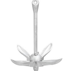 vidaXL Ancre pliante argenté 3,2 kg fer malléable