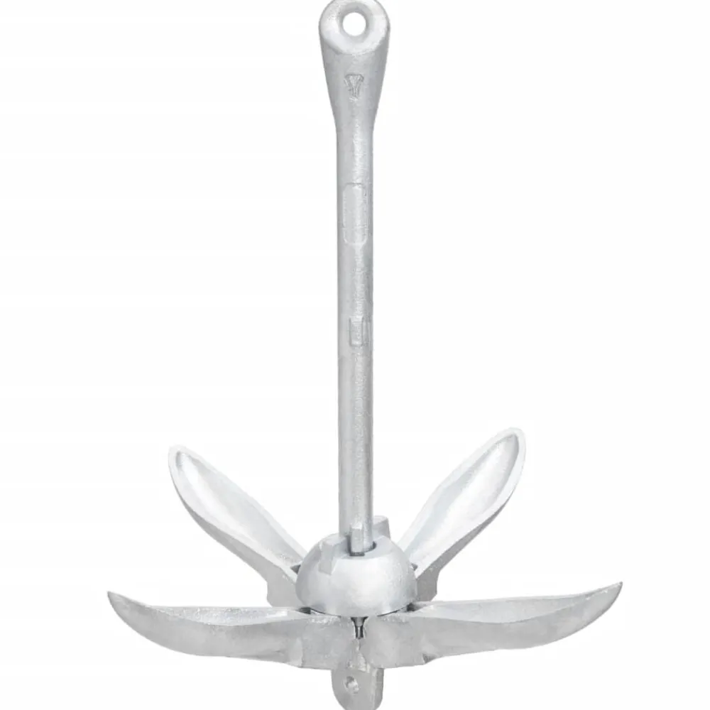 Pièces Détachées Pour Véhicules-vidaXL Ancre pliante argenté 1,5 kg fer malléable