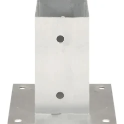 Clôtures & Barrières-vidaXL Ancres de poteau 4 pcs Métal galvanisé 71 mm