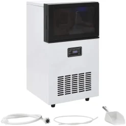 Arts De La Table & Arts Culinaires-vidaXL Appareil à glaçons Noir 45 kg / 24 h