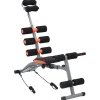 Entraînement & Fitness-vidaXL Appareil d'exercices abdominaux en L avec cordes élastiques