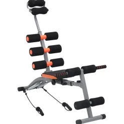 Entraînement & Fitness-vidaXL Appareil d'exercices abdominaux en L avec cordes élastiques