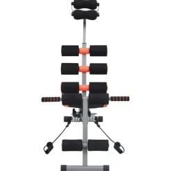 Entraînement & Fitness-vidaXL Appareil d'exercices abdominaux en L avec cordes élastiques