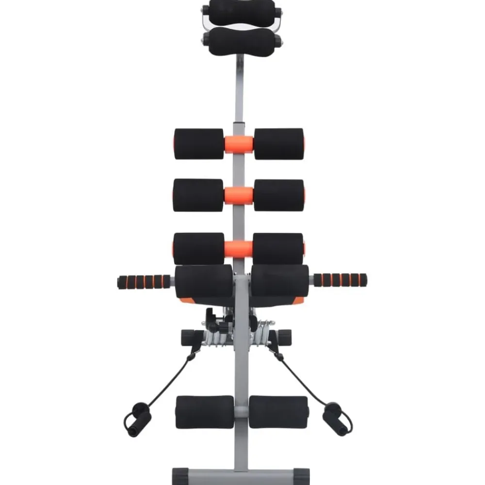 Entraînement & Fitness-vidaXL Appareil d'exercices abdominaux en L avec cordes élastiques