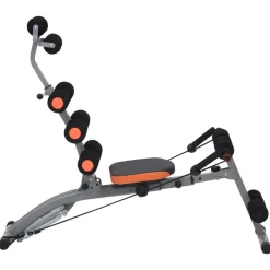 Entraînement & Fitness-vidaXL Appareil d'exercices abdominaux en L avec cordes élastiques